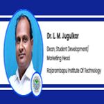 Interview Dr L M Jugulkar Dean Student Development Marketing Head at Rajarambapu Institute Of Technology Sangli